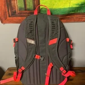Grey NorthFace backpack with pink accents The North Face | Bags | North Face Borealis Dark Grey  main image 4
